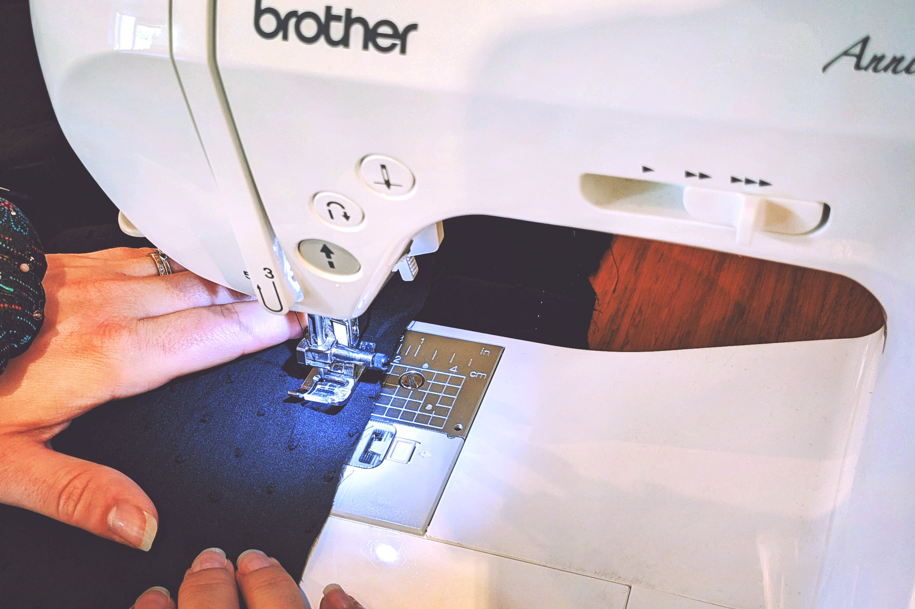 Sewing Machine in action