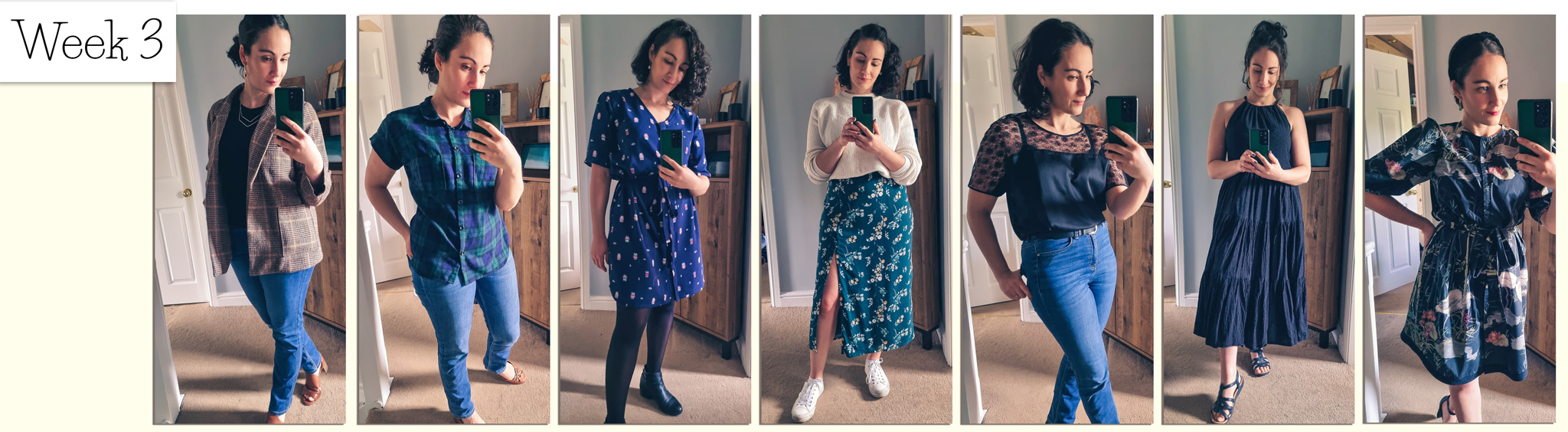 LuLaRoe Carly Dress. How five different sizes fit one person.